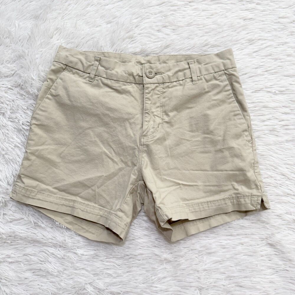 Women Patagonia Stretch All-Wear Shorts 4" Medium Rise Pelican Size 0 - Picture 2 of 9